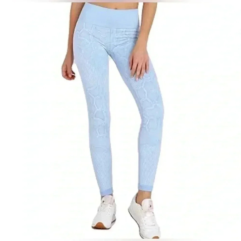 VARLEY Quincy High Rise Leggings Tight Blue Women’s Size Large NWOT $146 Yoga